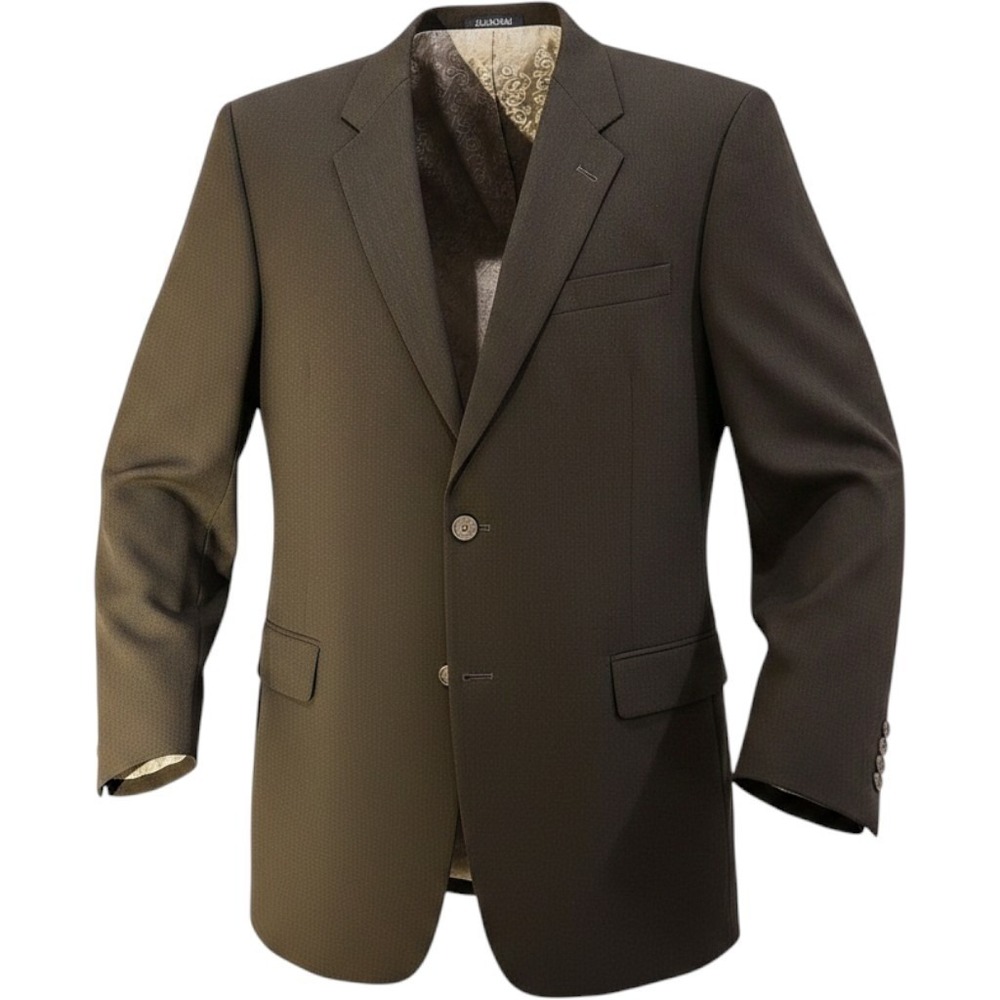 Burberrys of London Mens 46L Blazer Brown Vintage Made in USA Sport Coat Jacket